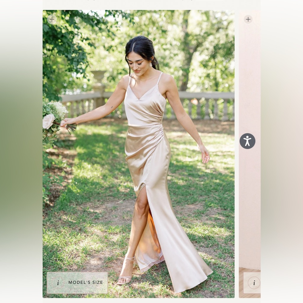 Reverly Rory satin dress